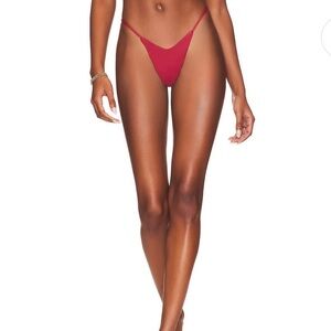 Lovewave Jax bikini swim Bottom in Dead Rose color
